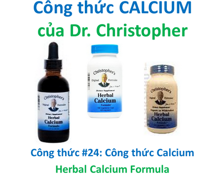 Công thức CAN-XI của bác sĩ Christopher