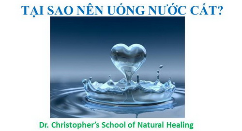 TẠI SAO NÊN UỐNG NƯỚC CẤT?