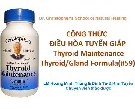 Công thức điều hòa tuyến giáp