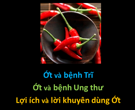 4 audio Ớt và bệnh Trĩ – Ung thư – Lợi ích – Lời khuyên khi dùng Ớt: do LM Hoàng Minh Thắng trình bày