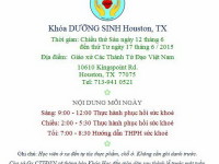 Giới thiệu Khóa Dưỡng Sinh Houston, TX từ 12/6 đến 17/6/2015