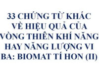 33 Chứng từ về công hiệu của Vòng Thiên Khí Năng và vài ghi chú